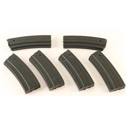 Lot of 6 Ruger Mini-14 Mags