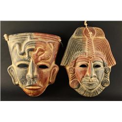 Ceramic Mexican Masks
