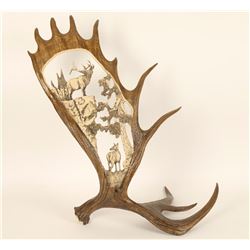 Faux Antler with Elk Design