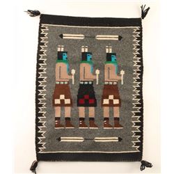 Navajo Three Figure Yei Textile