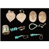 Image 2 : Lot of Zuni Inlaid Earrings