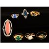Image 1 : Lot of 7 Ladies Cocktail Rings