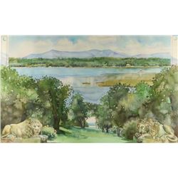 Original Watercolor on Paper