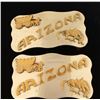Image 1 : Pair of Chambers Belt Co. Phoenix, AZ Belt Buckles