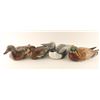 Image 1 : Lot of 4 Wooden Waterfowl Carvings
