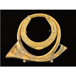 Brass Hunting Emblem