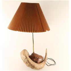 Western Lamp with Horn