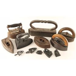 Lot of 7 Antique Irons