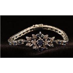 Vintage Sapphire & Diamond Bracelet