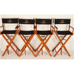 Collection of 4 Budweiser Director's Chairs