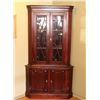 Image 1 : Flame Mahogany Corner China Cabinet