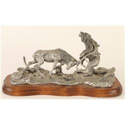 Pewter Art Sculpture