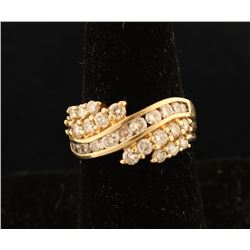 Stunning Ladies Diamond Cluster Ring