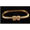 Image 1 : Graceful Gold & Diamond Bangle