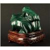 Image 3 : Malachite Frogs Carving