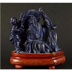 Chinese Lapis Carving