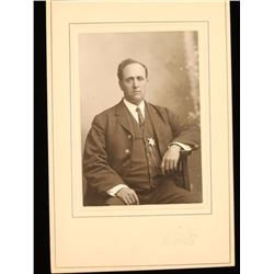 Cabinet Card of Assistant Police Chief