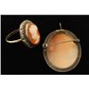 Image 3 : Lovely Cameo Brooch & Ring