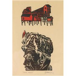 Original Wood Block Print