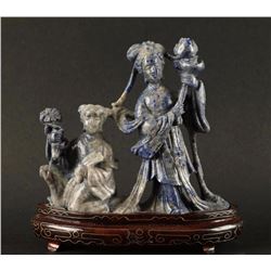 Chinese Lapis Carving