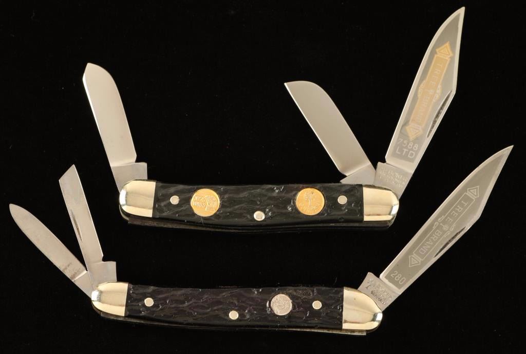 Lot of 2 Boker Tree Brand Classic Folding Knives