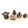 Image 2 : Lot of 5 Miniature Blackware Pots