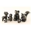 Image 1 : Lot of 6 Blackware Effigies