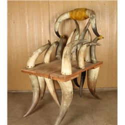 Antique Horn Chair