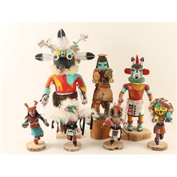 Lot of 7 Kachinas