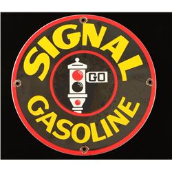 Vintage Signal Gasoline Advertising Sign