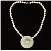 Image 1 : Pearl Necklace with Jade Pendant