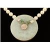 Image 2 : Pearl Necklace with Jade Pendant