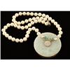 Image 3 : Pearl Necklace with Jade Pendant