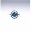 Image 3 : Stylish Ring Set With a London Blue Topaz