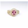 Image 3 : Colorful Ring Featuring a Pink Tourmaline