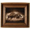 Image 2 : "Two Buffalo Bulls Fighting" Print