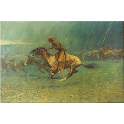 Print on Canvas by Frederic Remington