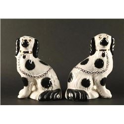Collection of 2 Ceramic Dog Figurines