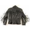 Image 2 : Ladies Fringed Leather Jacket