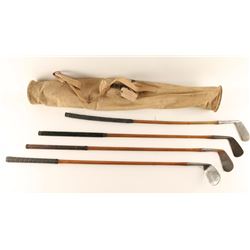 Set of 4 Vintage Golf Clubs
