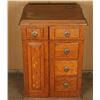 Image 3 : Antique Oak Sewing Machine & Cabinet