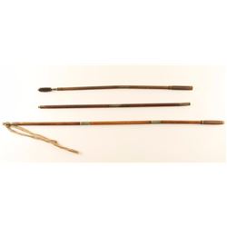 Lot of Vintage Wood Cleaning Rods