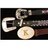 Image 2 : Lot of 3 Western Belts