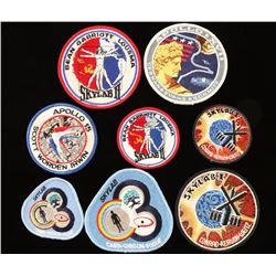 Lot of 8 NASA Gemini & Skylab Patches