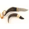 Image 1 : Lot of 2 Horn Handled Knives