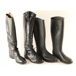 Two Pairs Ladies Riding Boots