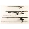 Image 1 : Lot of 4 Fishing Poles w/ Reels