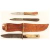 Image 2 : Lot of 3 Rustic Knives