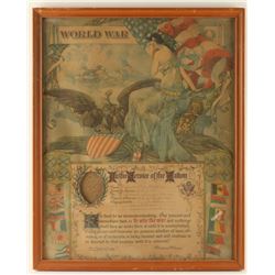 WWI Service Poster
