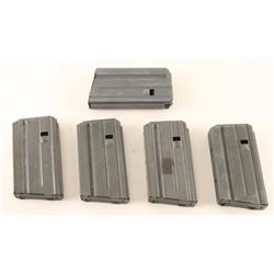 Lot of 5 Colt .223 Mags